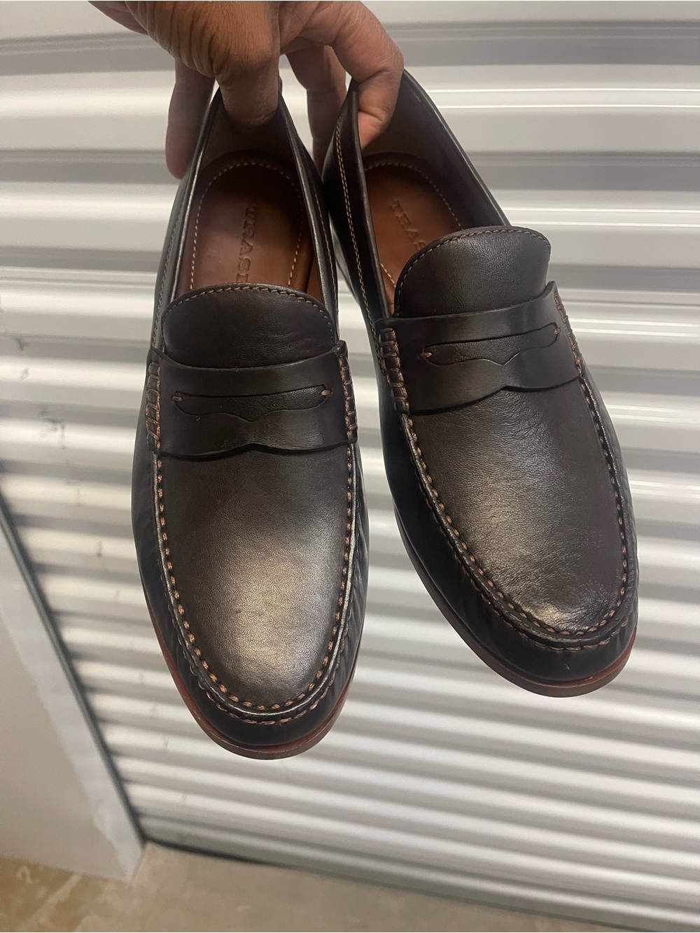 Brand New Trask Classic Men's Penny Loafers in Dark Brown Sz 11 M